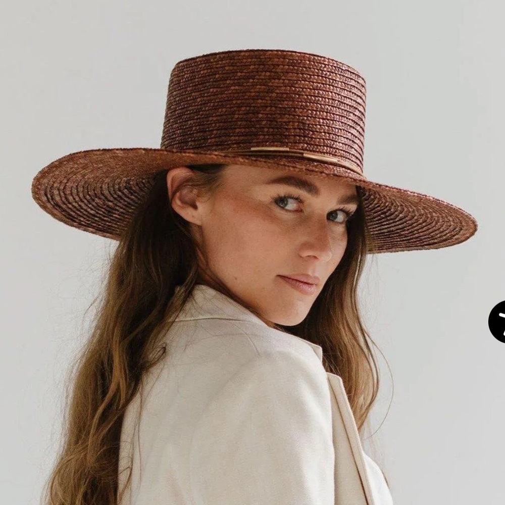 Capri Medium - Brown - 57 S/M / Brown Gigi pip hat